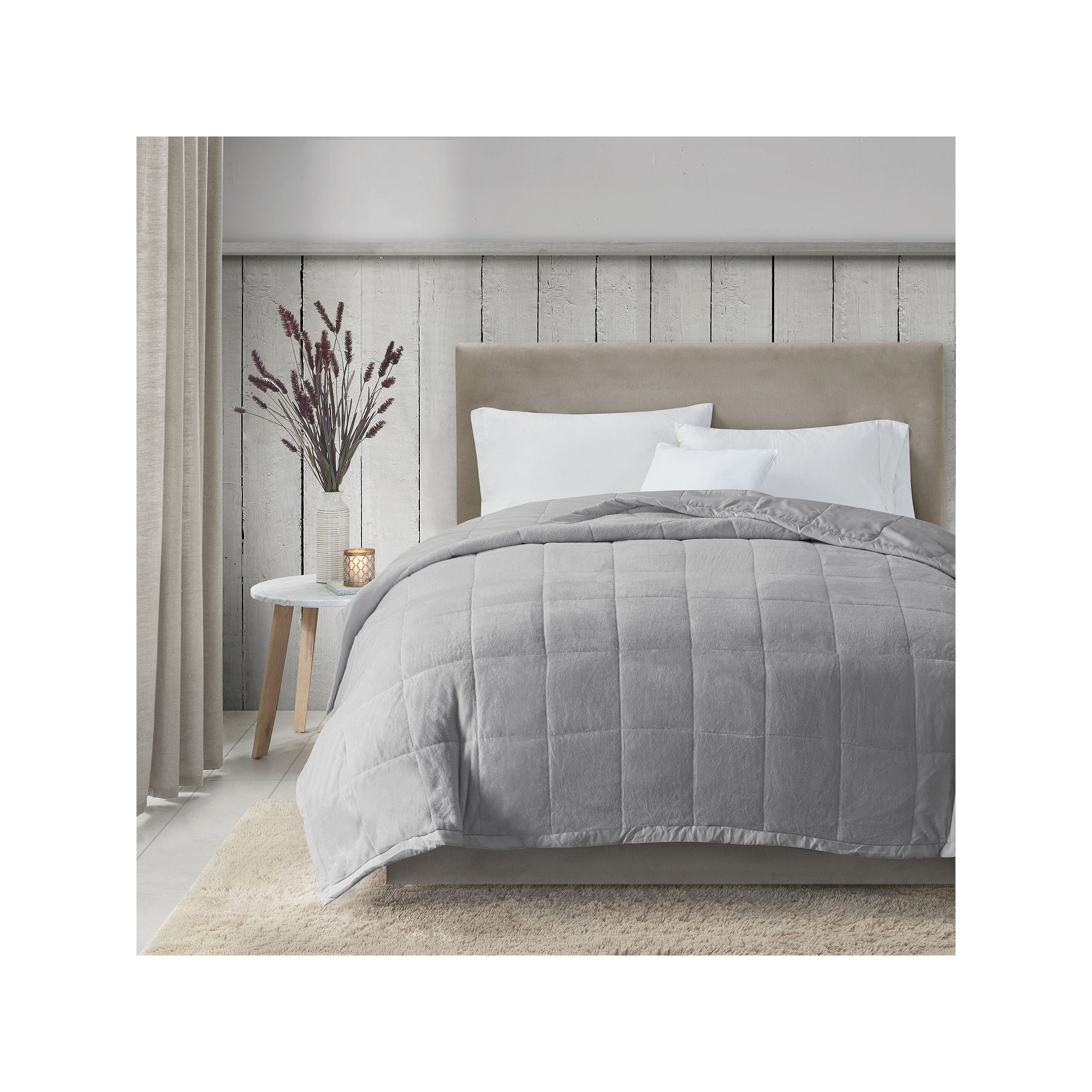 Madison Park Coleman Reversible HeiQ Smart Temperature Down Alternative Bla