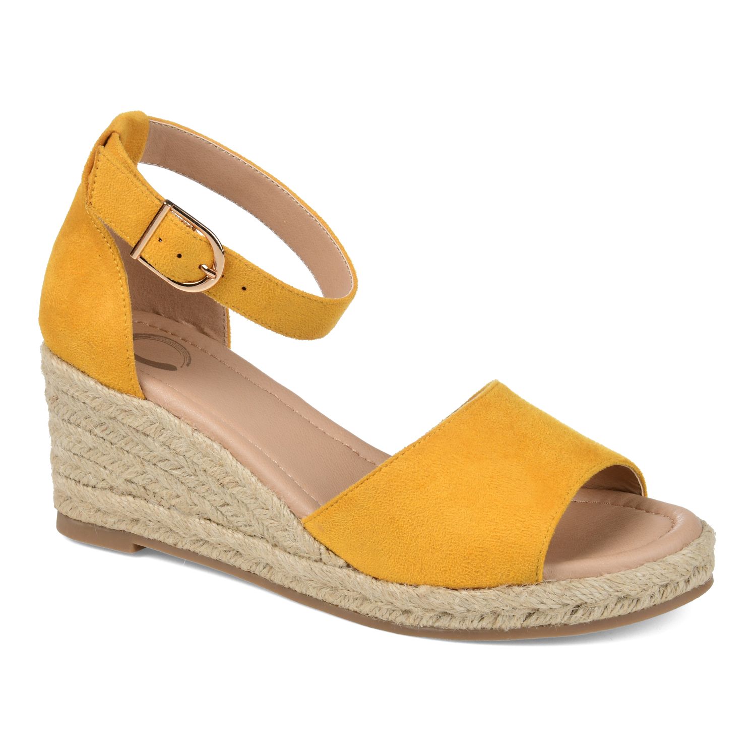 mustard color wedges