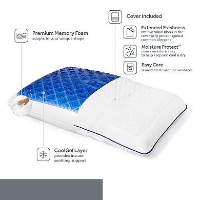 Sealy Cool Gel Memory Foam Pillow