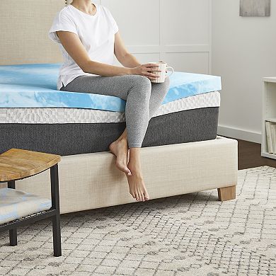 Sealy 2” SealyChill™ Gel Memory Foam Mattress Topper