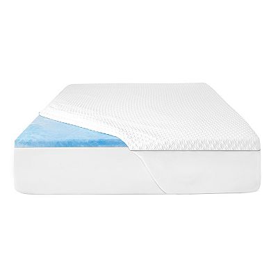 Sealy 2” SealyChill™ Gel Memory Foam Mattress Topper