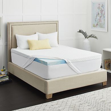 Sealy 2” SealyChill™ Gel Memory Foam Mattress Topper