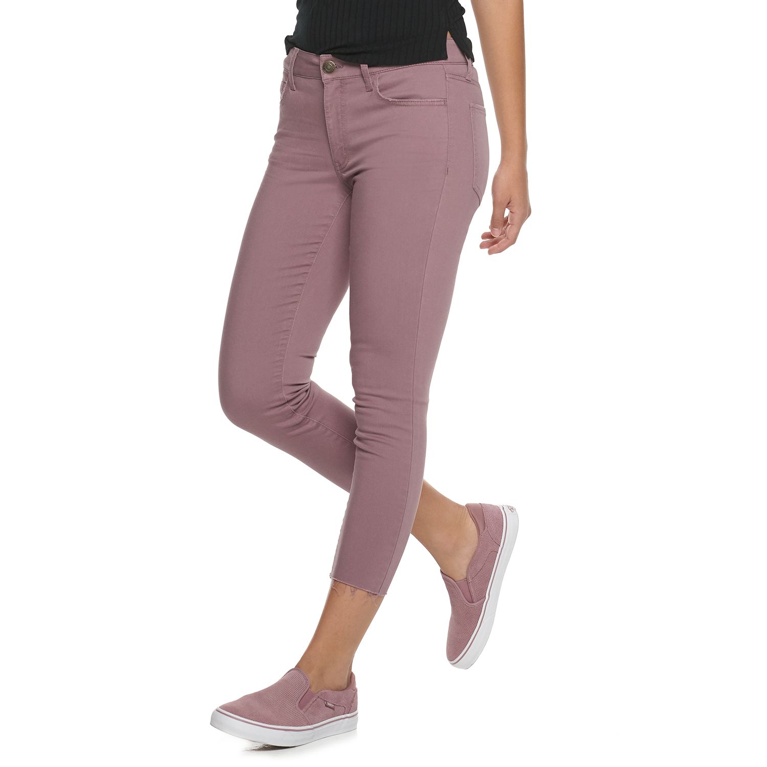 cropped jeggings pull on