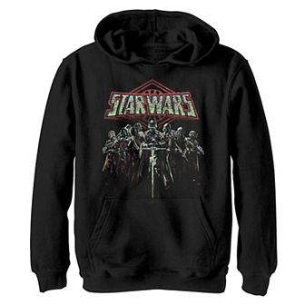 Boys 8-20 Star Wars Kylo Ren And The Elite Reds Portrait Logo Graphic Hoodie