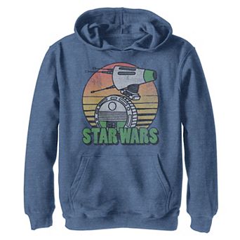 Boys 8-20 Star Wars The Rise of Skywalker Retro D-0 Sunset Graphic Hoodie