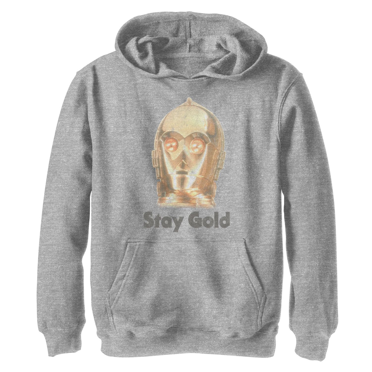 boys gold hoodie