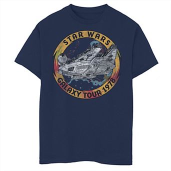 Boys 6-20 Star Wars The Rise of Skywalker Vintage Galaxy Tour Graphic Tee