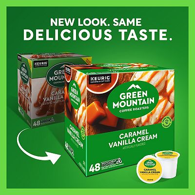 Green Mountain Coffee Caramel Vanilla Cream Coffee, Keurig® K-Cup