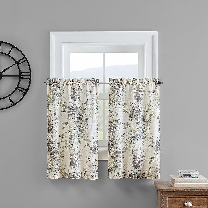 UPC 885308751119 product image for Waverly Kensington Bloom Window Tier Pair, Multicolor, 26X36 | upcitemdb.com