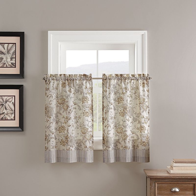 UPC 885308751386 product image for Waverly Lucchese Window Tier Pair, Multicolor, 26X36 | upcitemdb.com