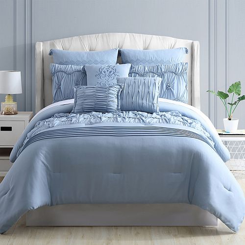 Pacific Coast 8 Piece Embellished Comforter Set Clara