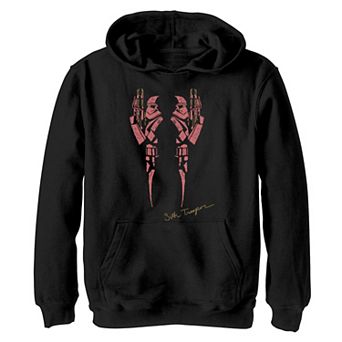 Boys 8-20 Star Wars The Rise of Skywalker Sith Trooper Inkblot Graphic Hoodie