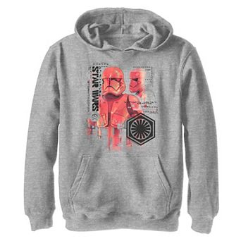 Boys 8-20 Star Wars The Rise of Skywalker Sith Trooper Schematic Detail Graphic Hoodie