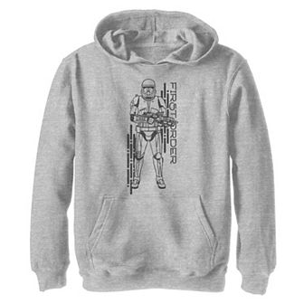 Boys 8-20 Star Wars The Rise of Skywalker First Order Sith Trooper Graphic Hoodie