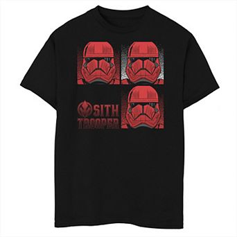Boys 6-20 Star Wars The Rise of Skywalker Sith Trooper Panels Graphic Tee