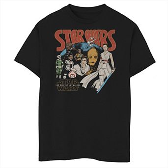 Boys 6-20 Star Wars The Rise of Skywalker Retro Collage Graphic Tee