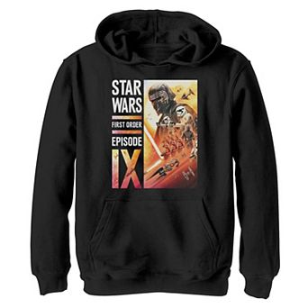 Boys 8-20 Star Wars The Rise of Skywalker First Order Glow Graphic Hoodie