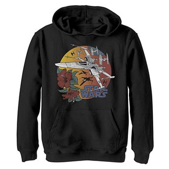 Boys 8-20 Star Wars The Rise of Skywalker Tropical X-Wing Graphic Hoodie