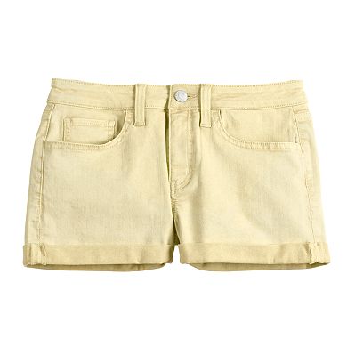 Juniors' SO® Denim Shortie Shorts