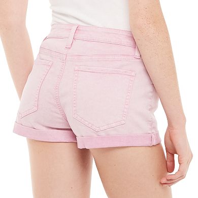 Juniors' SO® Double Roll Shortie Shorts