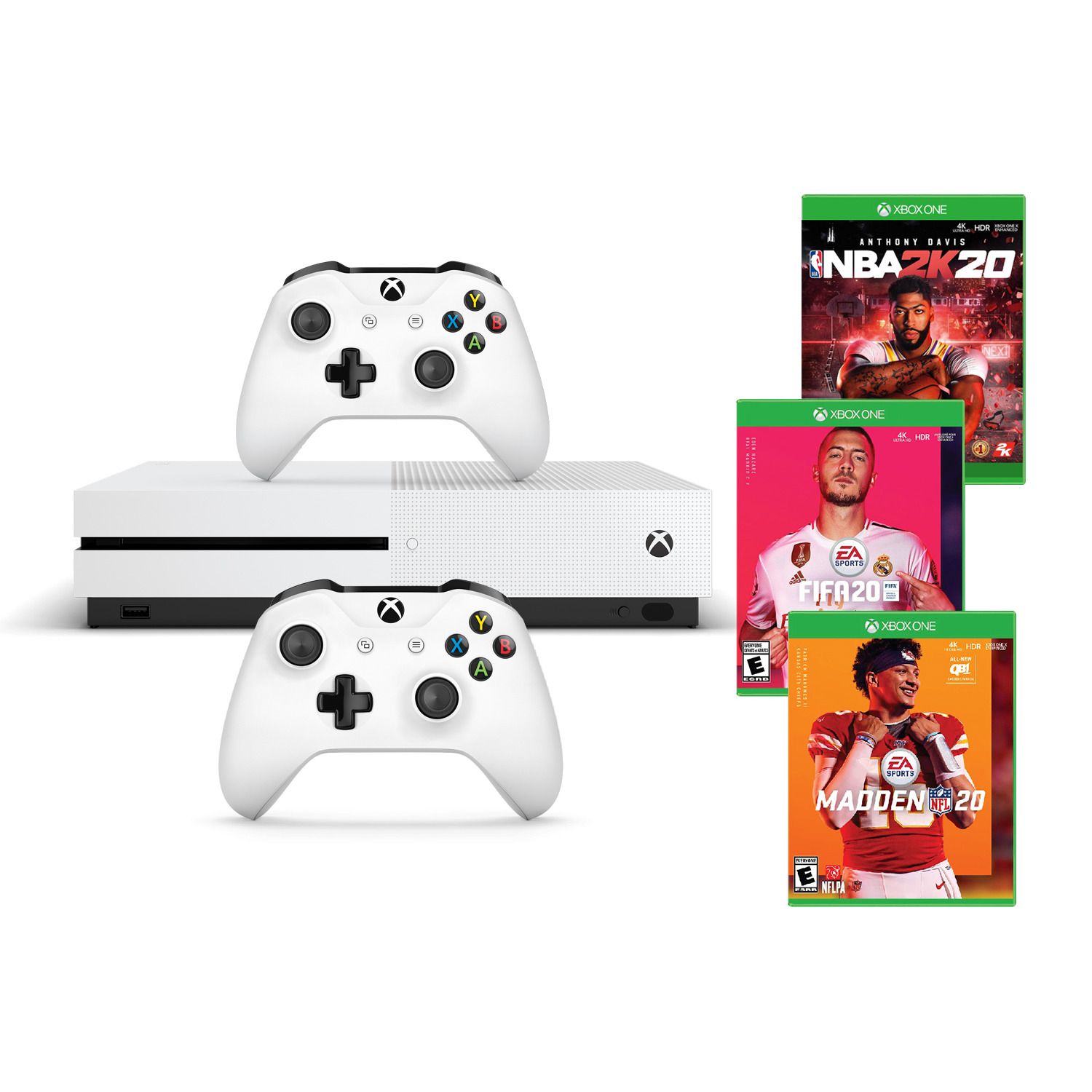xbox one s console two controller bundle