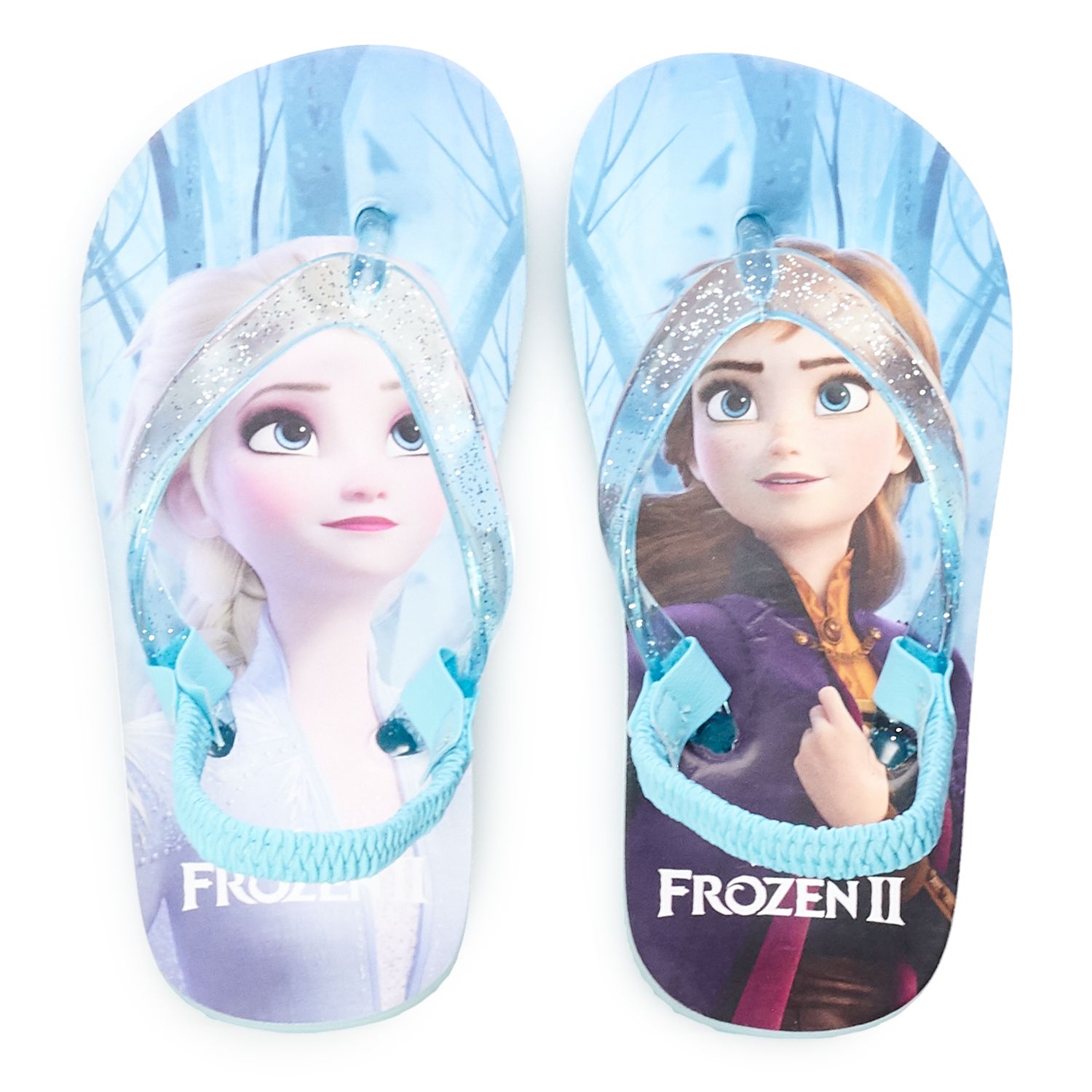 girls frozen flip flops