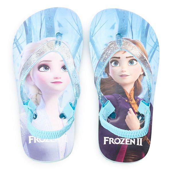 Disney Frozen Sisters Anna & Elsa Flip Flops Multi 