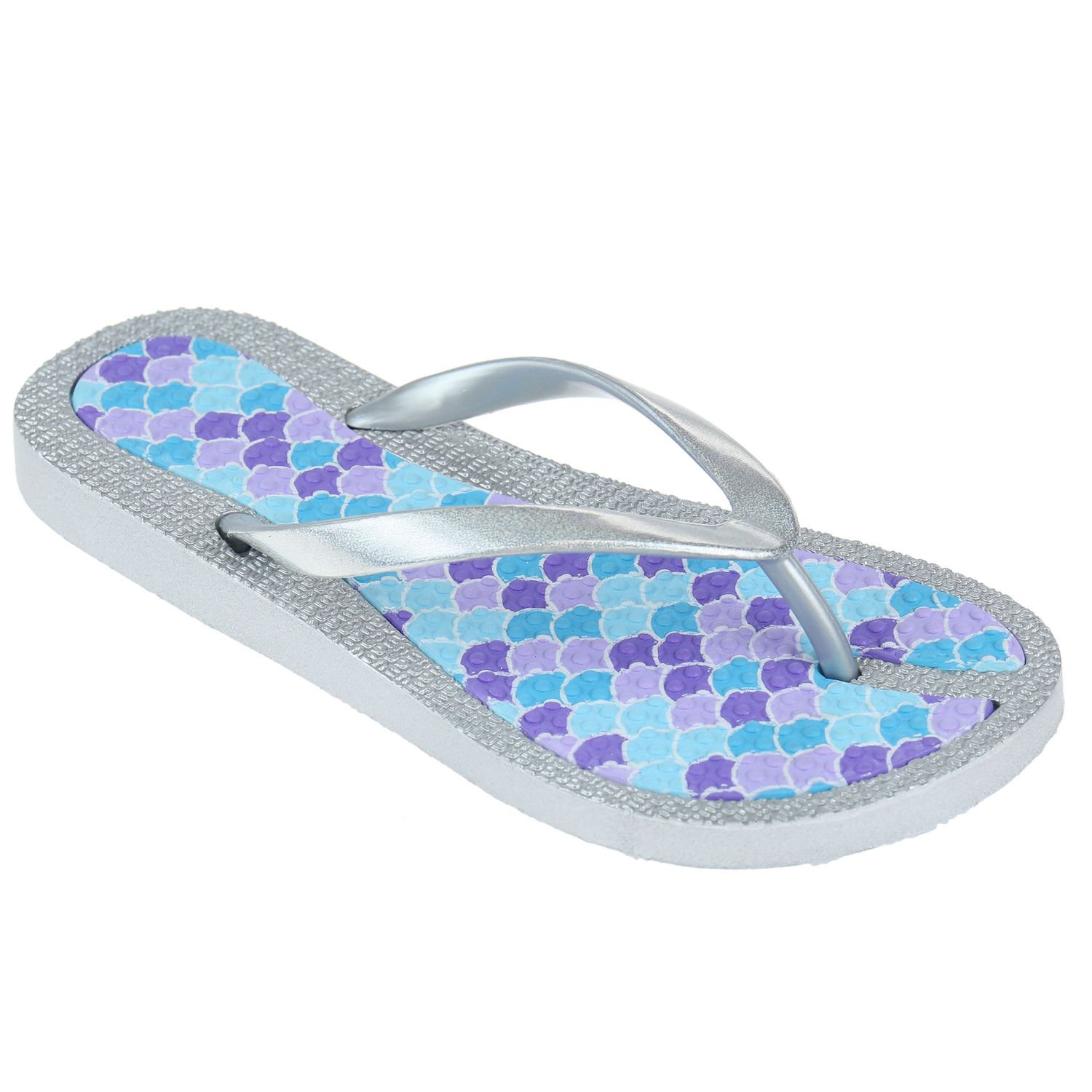 girls mermaid flip flops