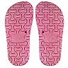 Girls Elli by Capelli Mermaid Scale Glitter Double Strap with Buckle Sandals