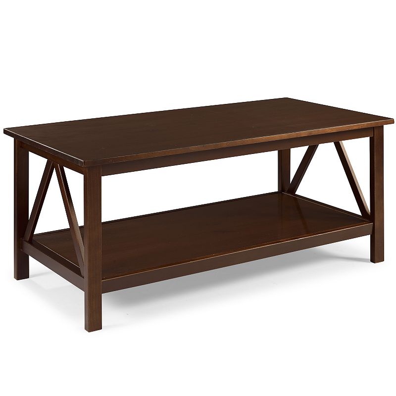 93041967 Linon Titian Coffee Table, Brown, Furniture sku 93041967