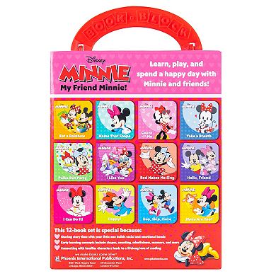 Disney's Minnie Mouse My Friend Minnie My First Library 12 Board Book Set