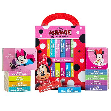 Disney's Minnie Mouse My Friend Minnie My First Library 12 Board Book Set