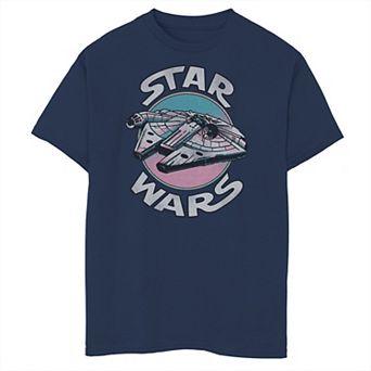Boys 6-20 Star Wars Vintage Falcon Logo Graphic Tee