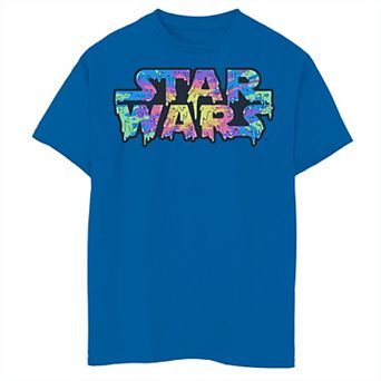Boys 8-20 Star Wars Logo Colorful Paint Drip Graphic Tee