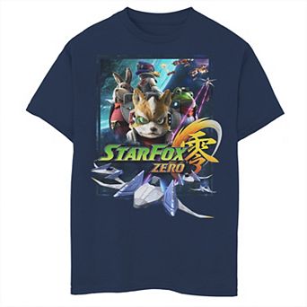 Boys 8-20 Nintendo Star Fox Zero Space Group Shot Graphic Tee