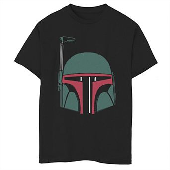 Boys 6-20 Star Wars Boba Fett Simple Helmet Graphic Tee