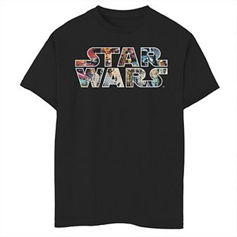 Boys 8-20 Star Wars Classic Movie Poster Logo Graphic Tee