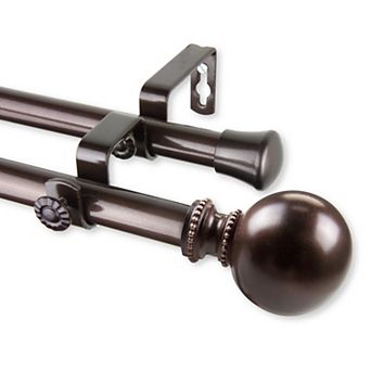 Rod Desyne 13/16" Jordana Double Curtain Rod