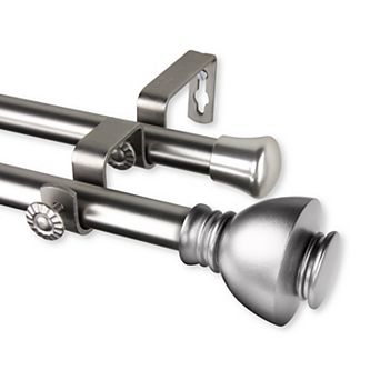 Rod Desyne 13/16" Alma Double Curtain Rod