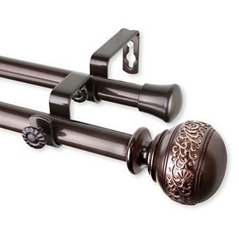 Rod Desyne 13/16" Naomi Double Curtain Rod