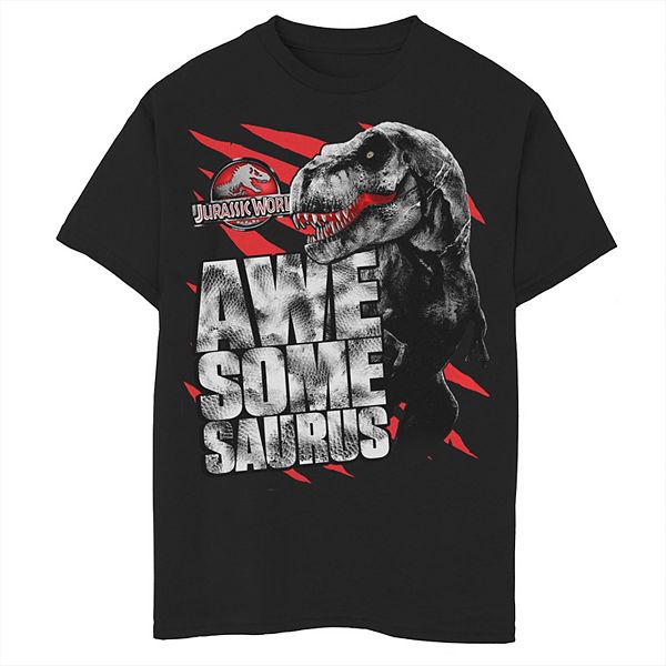 Boys 8-20 Jurassic World Awesomesaurus T-Rex Scrapes Graphic Tee