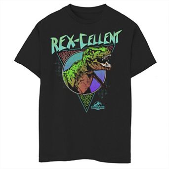 Boys 6-20 Jurassic World Rex-Cellent Retro Colors Graphic Tee