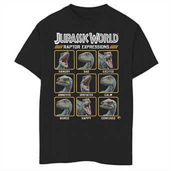 Boys 6-20 Jurassic World Two Blue Raptor Expressions Graphic Tee