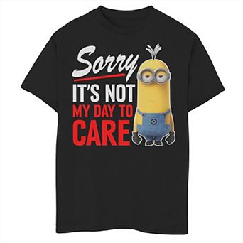 Boys 6-20 Despicable Me Minions Not My Day To Care Graphic Tee
