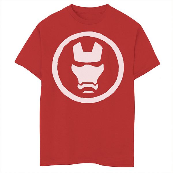Boys 8-20 Marvel Iron Man Mask Icon Graphic Tee