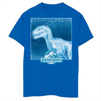 Boys 8-20 Jurassic World Dinosaur Bone X-Ray Glow Graphic Tee