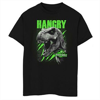 Boys 6-20 Jurassic World HANGRY Green T-Rex Claw Marks Graphic Tee