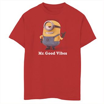 Boys 8-20 Despicable Me Minions Mr. Good Vibes Graphic Tee