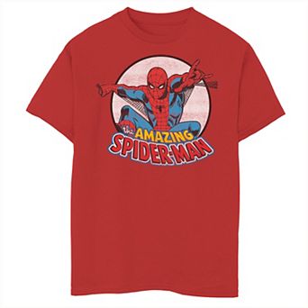 Boys 8-20 Marvel Amazing Spider-Man Retro Vintage Graphic Tee