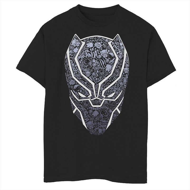 UPC 194544000159 product image for Boys 8-20 Marvel Black Panther  Build Up Fill Graphic Tee, Boy's, Size: Large | upcitemdb.com